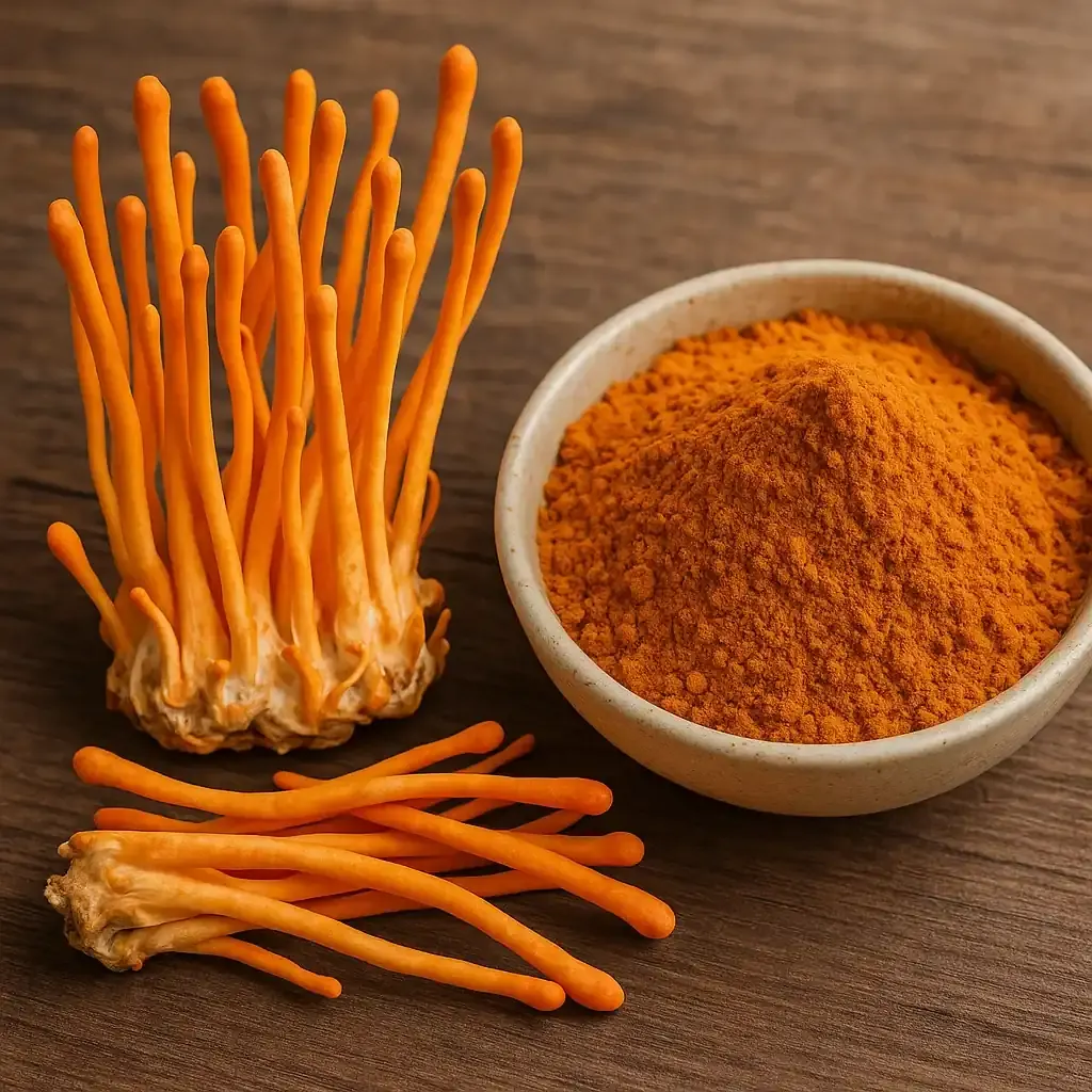Organic Cordyceps militaris — a BreathiZen ingredient